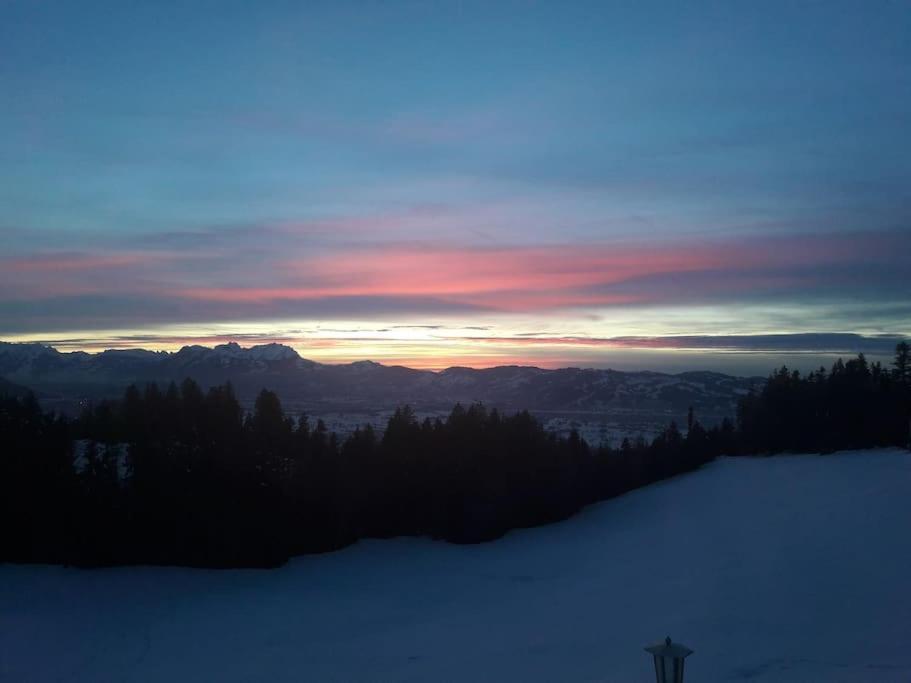 Grosszuegige Ferienwohnung Am Skigebiet Boedele Mit Rheintalblick Dornbirn Buitenkant foto